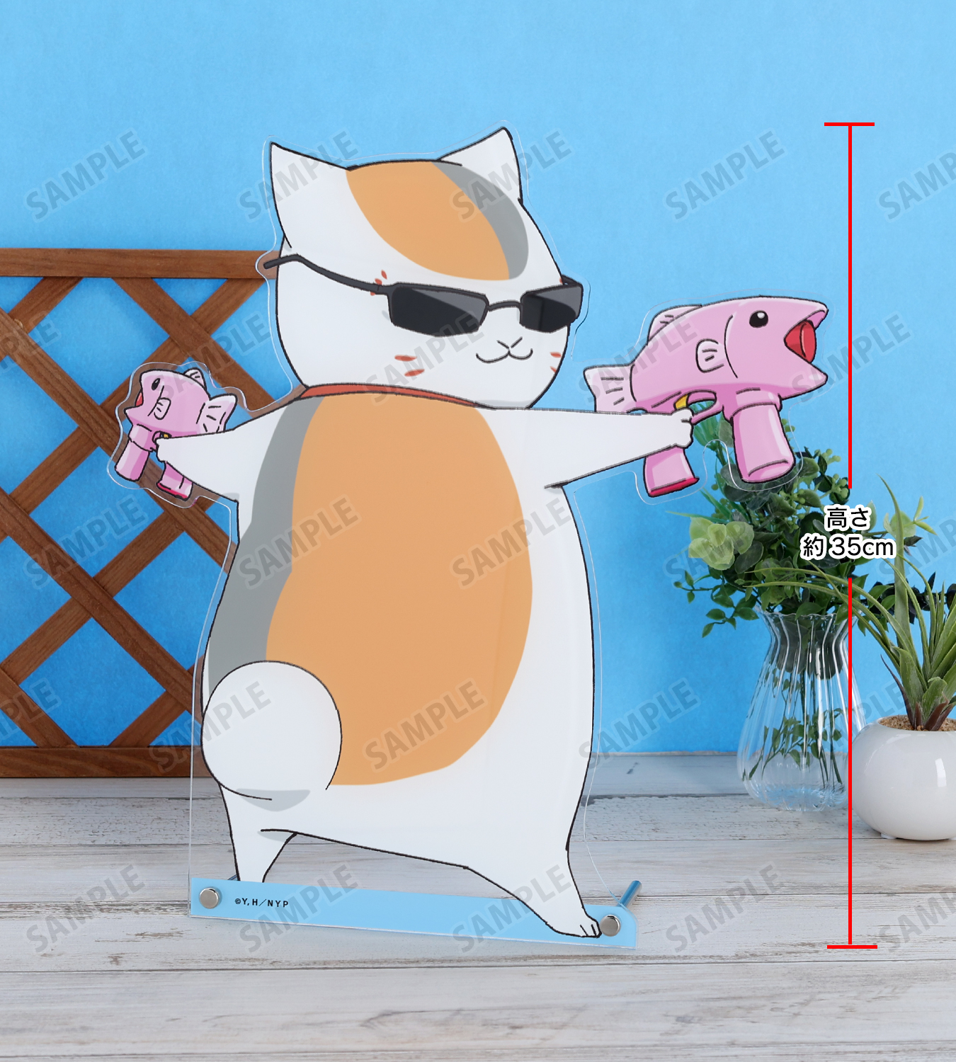 AMNIBUSにて、ニャンコ先生の描き下ろしイラストを使用した商品の予約 